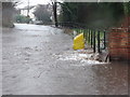 Hurleston Brook overflowing into Dyers Lane