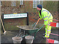 The New "Goldfield Road" Street sign, Tring