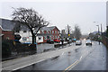 Vicarage Road in rain