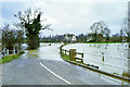 TL7110 : Flooded Mill Lane, 1990 by Robin Webster