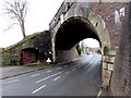 North side of Gloucester Road railway bridge, Stonehouse