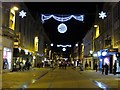 Christmas lights in Cornmarket