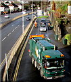 Wheelie bin emptying day, Malpas Road, Newport