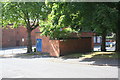 Electricity substation and former public conveniences