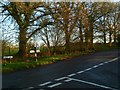 Road junction at Pound Corner