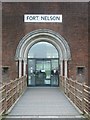 SU6007 : Fort Nelson - footbridge to main entrance by Rob Farrow