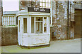 Taxi booth, Tilbury Riverside station, early 1990