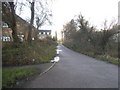 The entrance to Harperbury football ground