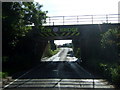 Low railway bridge over Pound Hill, Bacton 