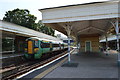 Brighton train at Lewes Station