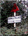 Old-style boundary sign, Colwall Village