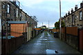 Alley behind Peterborough Terrace, Bradford