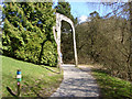 SD3394 : "Larch Arch", Grizedale Forest by Kate Jewell