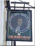 TF4609 : The Dukes Head (Sign) - Public Houses, Inns and Taverns of Wisbech by Richard Humphrey