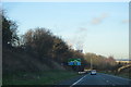 Slip road off the A162 to the M62