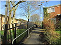 Path to Mickleborough Avenue and Woodhedge Drive