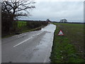 TR2243 : Flooded road by John Baker