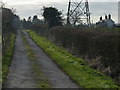 Track to Enderby Lodge Farm