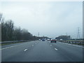 M56 westbound by Helsby Marsh