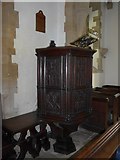 SP5621 : St Mary, Chesterton: pulpit by Basher Eyre