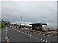 Shelter on the prom at Rh?s-on-Sea