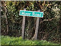 TL6271 : Moor Road sign by Geographer