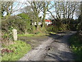 Bridleway junction east of Wheal Busy, Chasewater