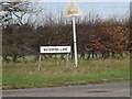TL2013 : Waterend Lane sign by Geographer