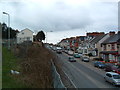 Sticklepath Hill in 2005 before construction of the new A3125