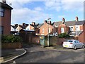 The service road for Bonnington Grove, Exeter