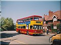 Bus outside Port Sunlight station