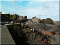 Sticklepath Hill in 2006 during construction of the A361 Western Bypass