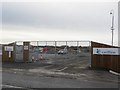 NZ2187 : Site Compound for the New Morpeth Northern Bypass construction works by Graham Robson
