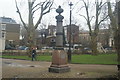 View of the water fountain in St. Martin