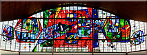 SK9873 : East window, St John the Baptist church, Lincoln by Julian P Guffogg
