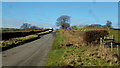 Van on the road up to Waun Diroedd