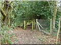 Footpath from Debden Road to Clays Lane