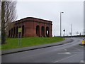 Brick water tower, Rydon Lane Trading Estate, Exeter