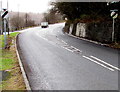 End of the 40 zone on the A469 at the edge of Brithdir