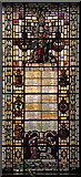 TQ2982 : St Pancras, Euston Road, NW1 - Stained glass window by John Salmon