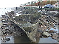 TF6741 : Wreck of the Sheraton and dead sperm whale, Hunstanton - 03 by Richard Humphrey