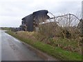 NY3259 : Dilapidated barn, Burgh-by-Sands by Oliver Dixon