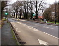 A48 pelican crossing near Dinham Road, Caerwent