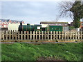 Model train near Filey Railway Station