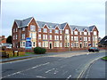 Modern apartments on Station Avenue, Filey