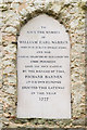 Plaque on Reigate Castle gateway