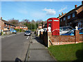 Not a public phone box, Church Fields, Headley