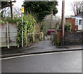 Footpath to Ystrad Mynach railway station