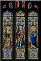 SK7654 : Stained glass window, St Michael's church, Averham by Julian P Guffogg