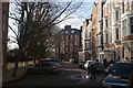 View of houses on Embankment Gardens